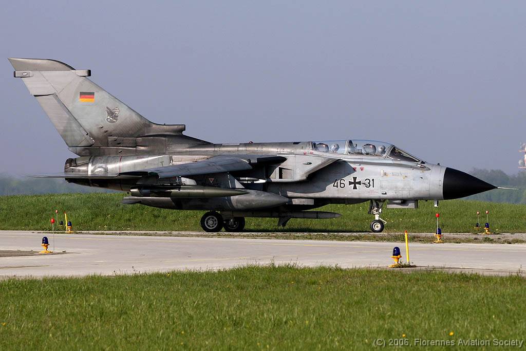 01 ETSL060511 Tornado ECR 46+31 GD 01 German Air Force Tornado ECR 46+31 of JBG-32 - Lechfeld AB, 11 May 2006 (C) Gilles Denis